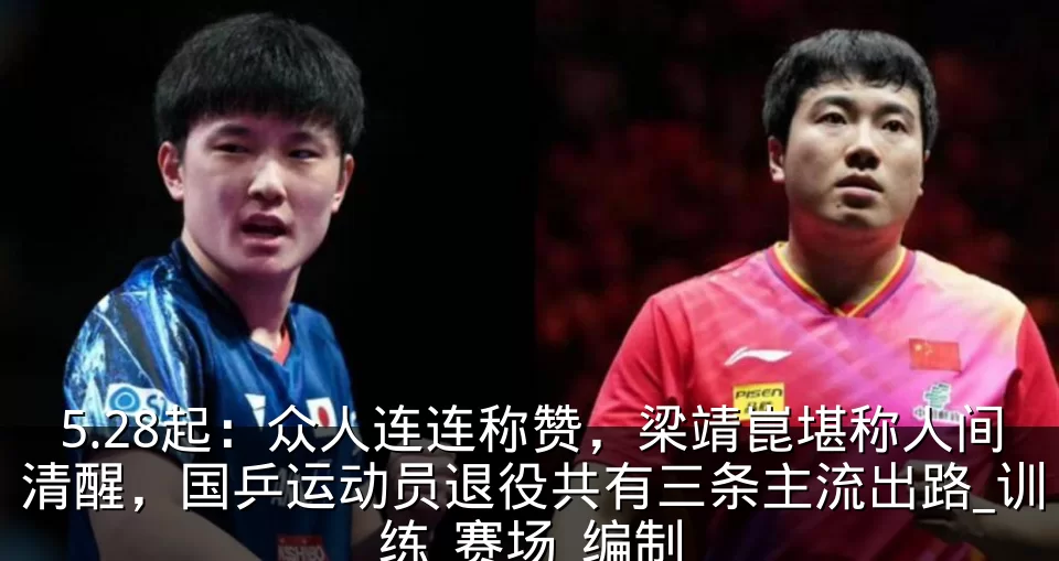 5.28起：众人连连称赞，梁靖崑堪称人间清醒，国乒运动员退役共有三条主流出路_训练_赛场_编制
